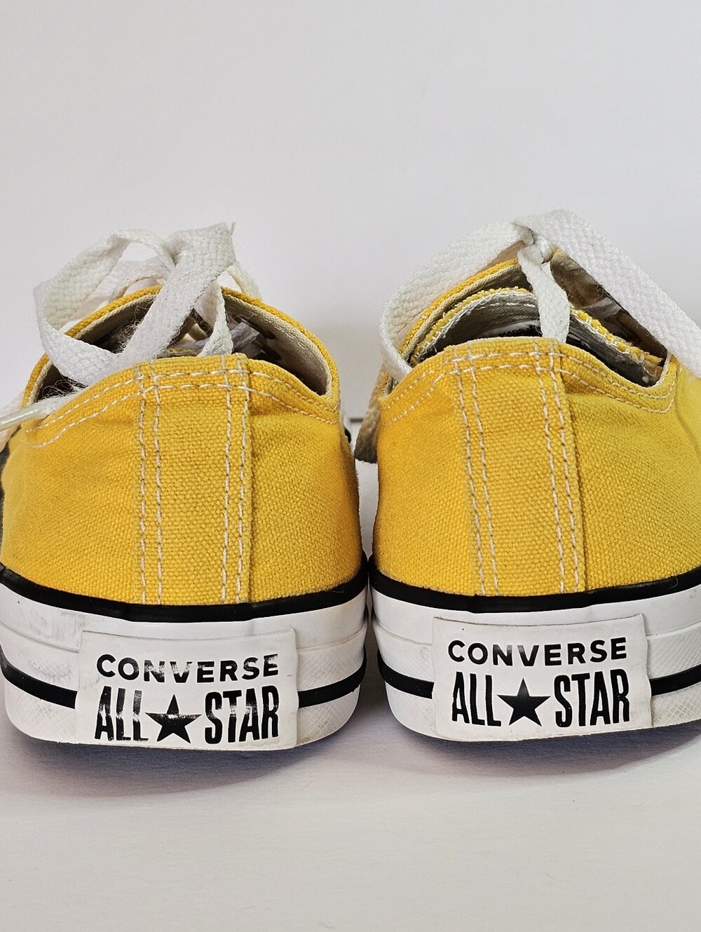 Converse All Star Low Top Chuck Taylor Yellow Sz 7 Streetwear Casual Sneakers - Picture 6 of 10